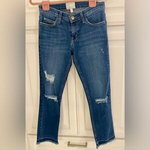 Current Elliott Cropped Straight Court Coupe Droite Jean